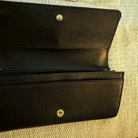 FURLA black leather wallet - Picture 3 of 4